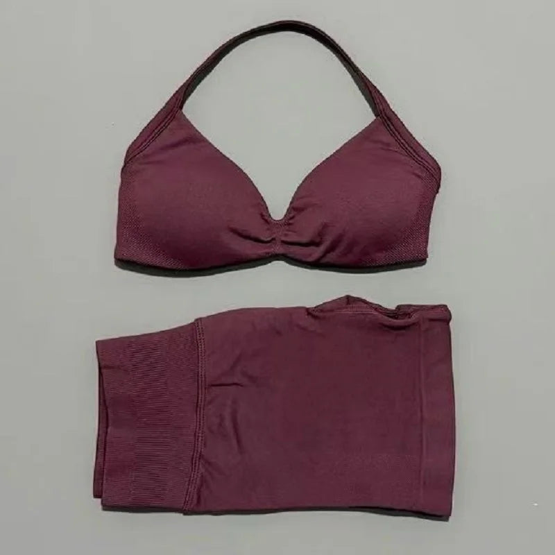 Dylan Sports Strappy Seamless Two Piece Sets