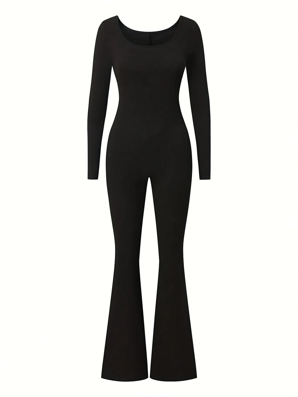 Women's jumpsuit, casual, stylish, sexy, elegant, U-neck, slim fit, versatile for outdoor sports.