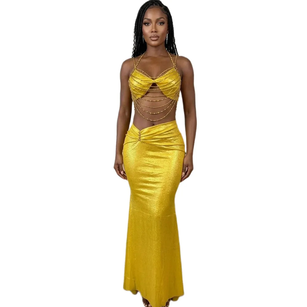 Alma Long Mermaid Belly Dance Two Piece Sets