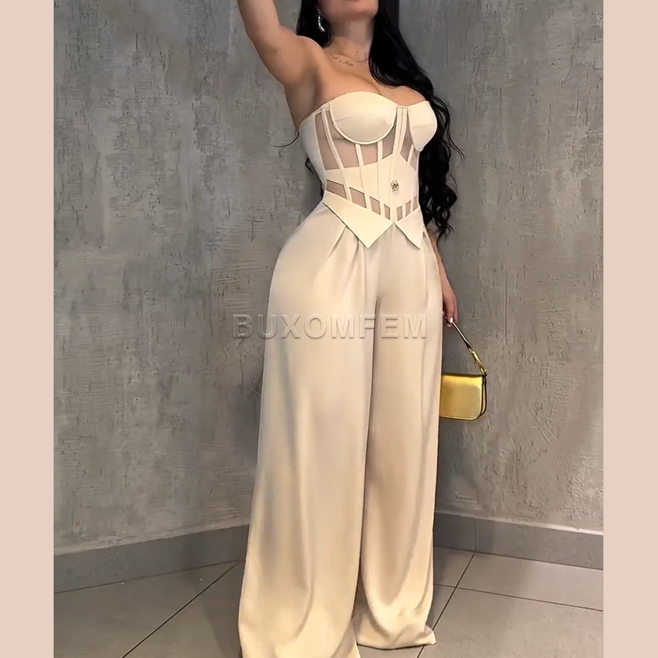 Meriden Sleeveless Fashion Jumpsuits Streetwear Outfits Evening Party Clothings