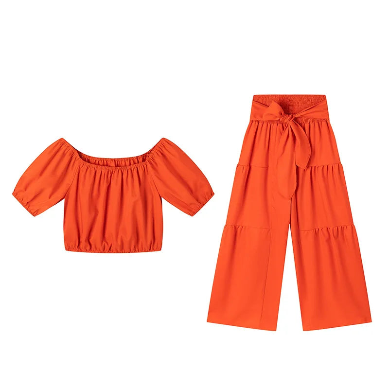 Dinorah Ladyelegant O Neck Two Piece Sets