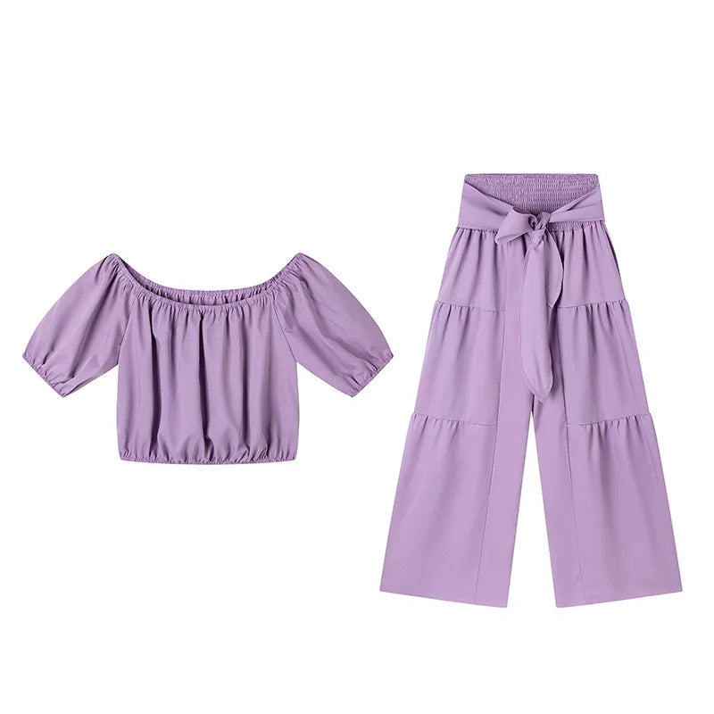 Dinorah Ladyelegant O Neck Two Piece Sets