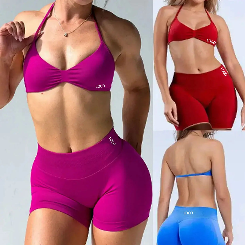 Camila Women Seamless Strappy Two Piece Sets