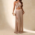 Tatiana Suit Sexy Halter Cropped Two Piece Sets