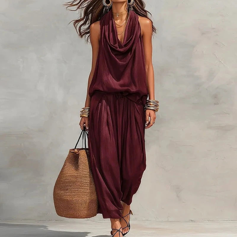 Perla Outfit Loose Elegant Streetwear Two-Piece Sets