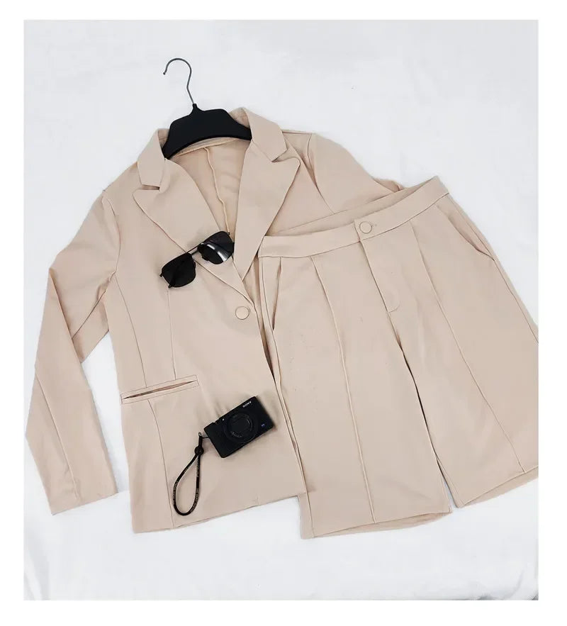 Sasame Solid Casual for Women Two Piece Sets