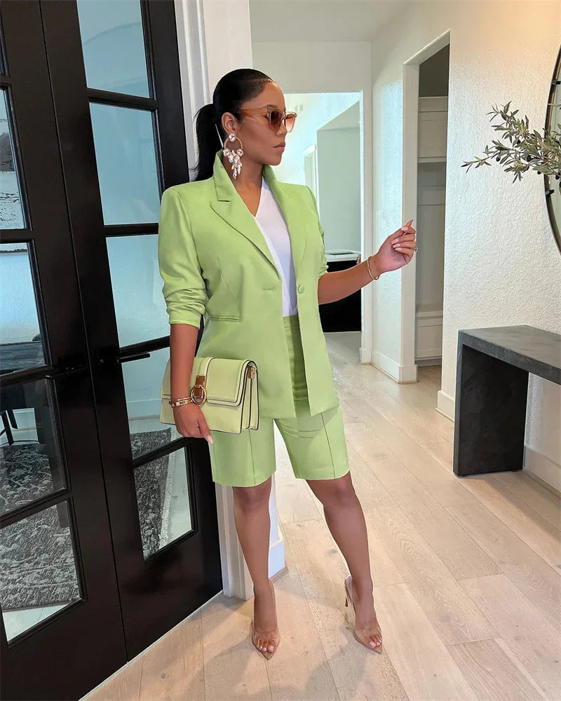 Sasame Solid Casual for Women Two Piece Sets