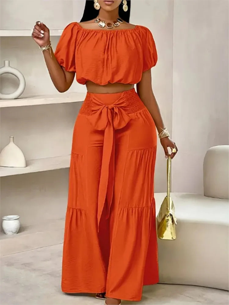 Dinorah Ladyelegant O Neck Two Piece Sets