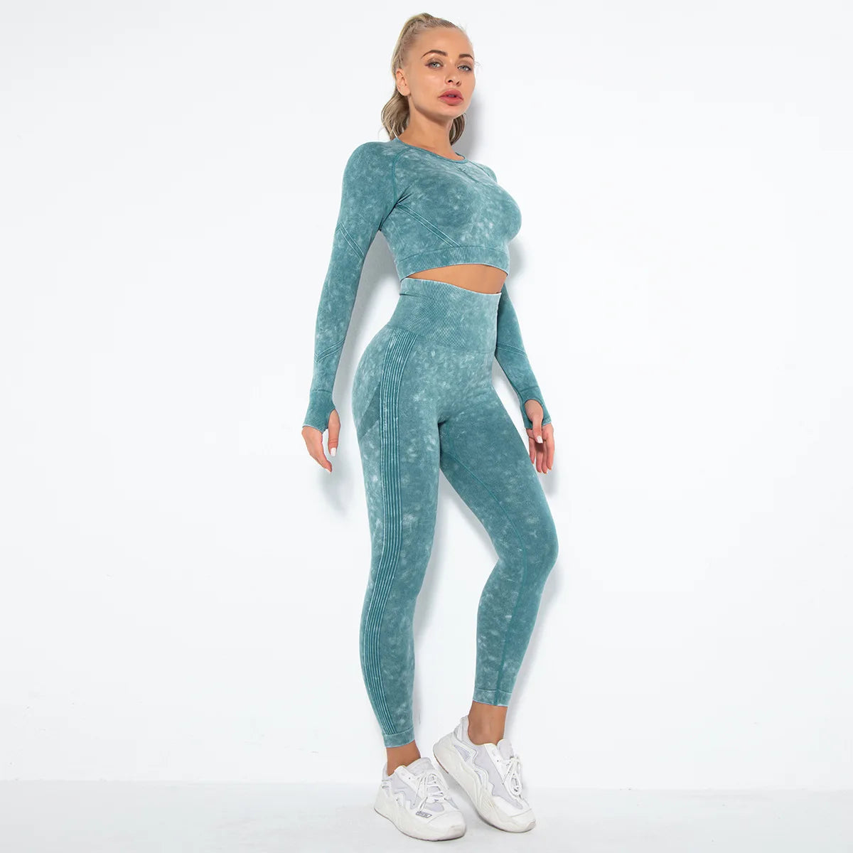 Cristal Workout Clothes Athletic Wear Two Piece Sets