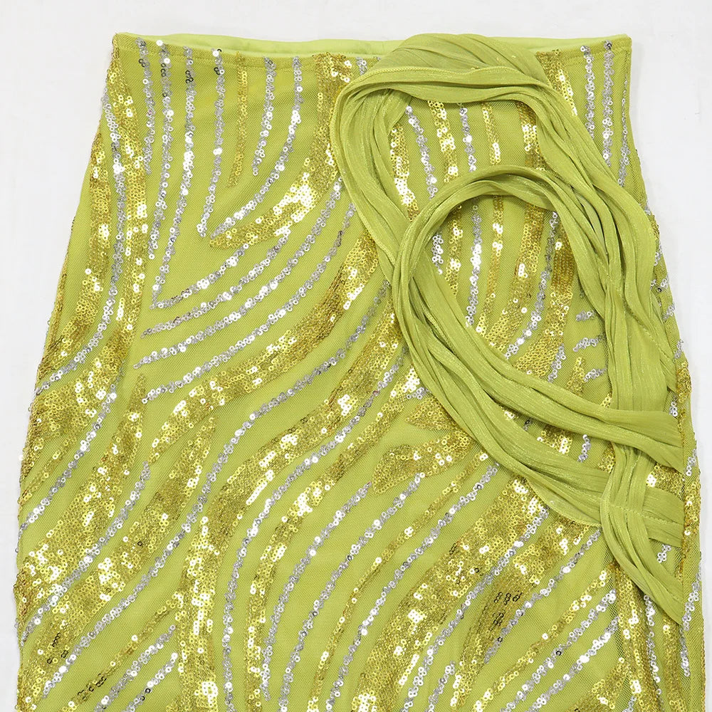 Ambar Elegant Embellished Sequin Two Piece Sets