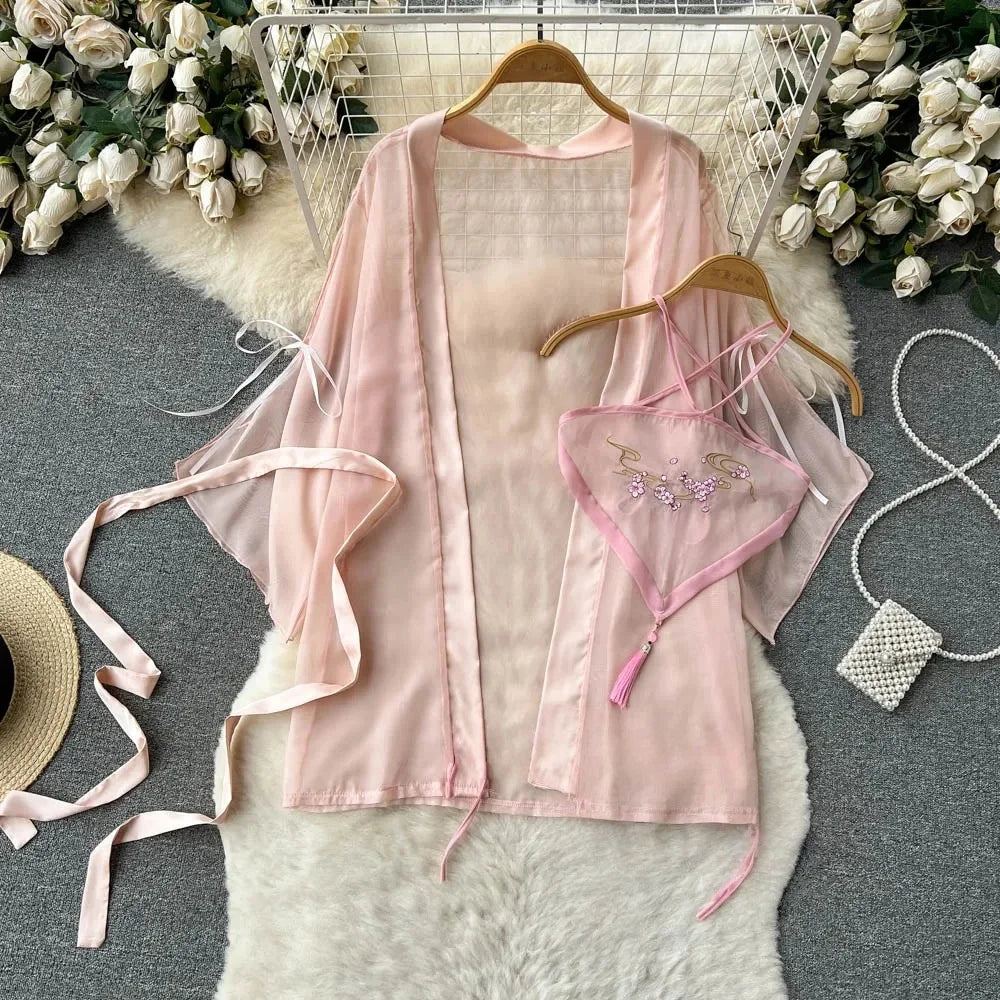 Emily Sleeveless Slim Backless Hallow Two Piece Sets