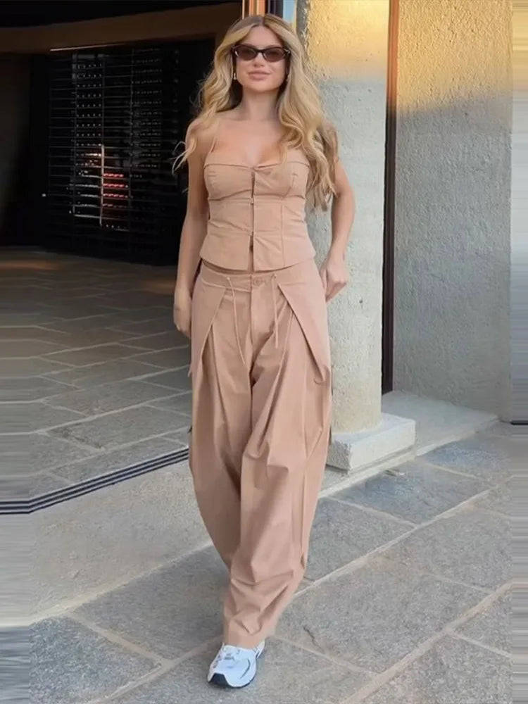 Jandherys Streetwear Fashion Chic  Two Piece Sets