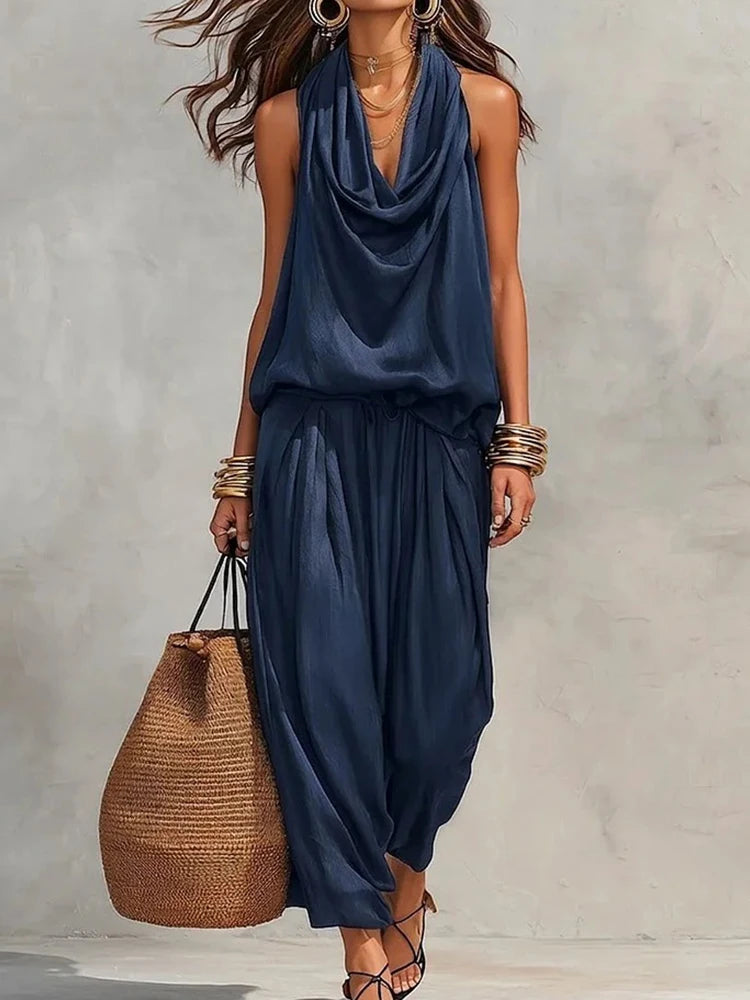 Perla Outfit Loose Elegant Streetwear Two-Piece Sets