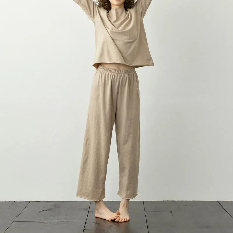 Karina Casual Homewear Long-Sleeved Two Piece Sets