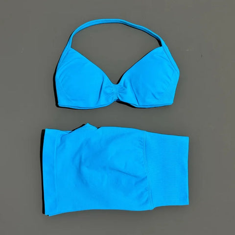 Dylan Sports Strappy Seamless Two Piece Sets