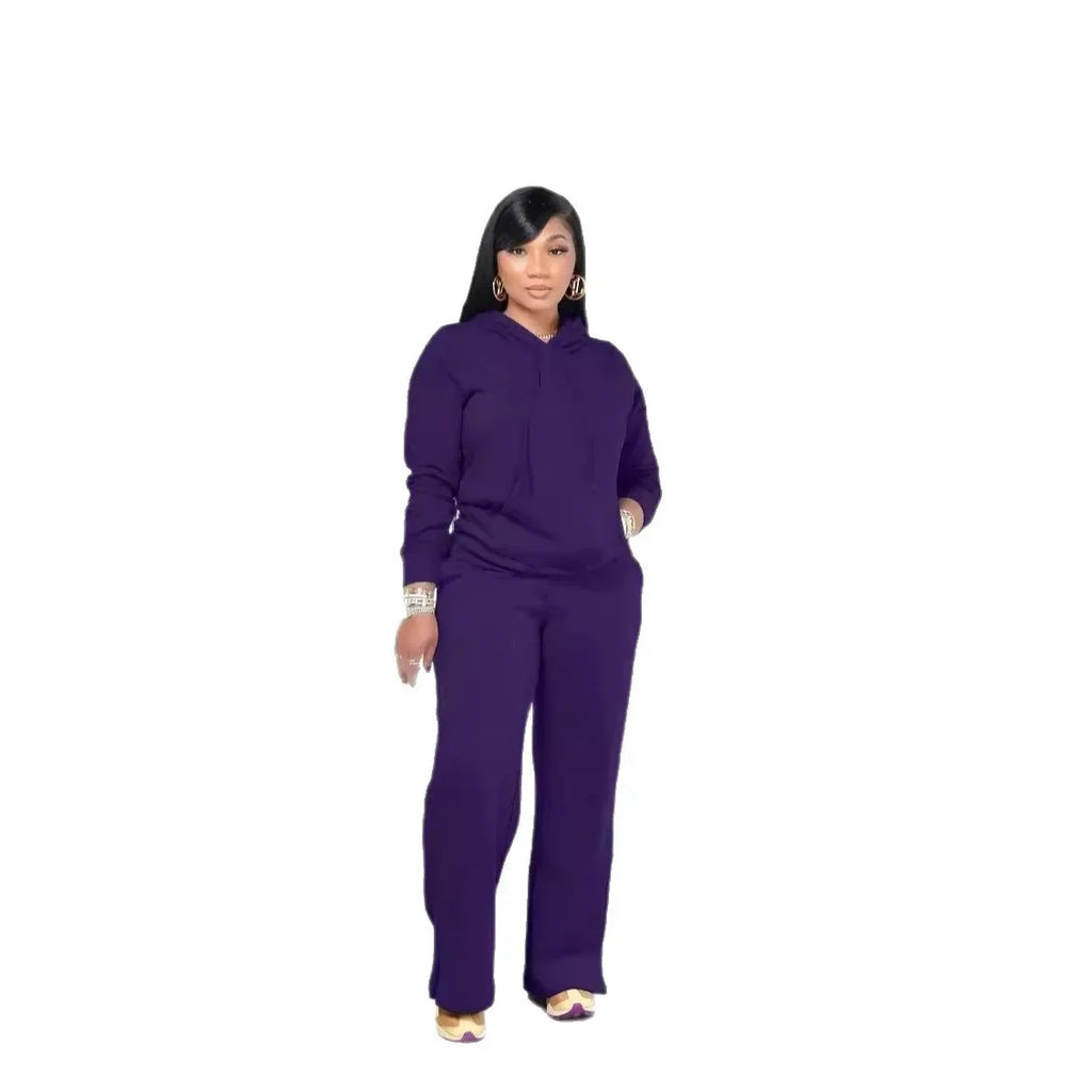 Sandra Casual Long-sleeved Suit Two Piece Set
