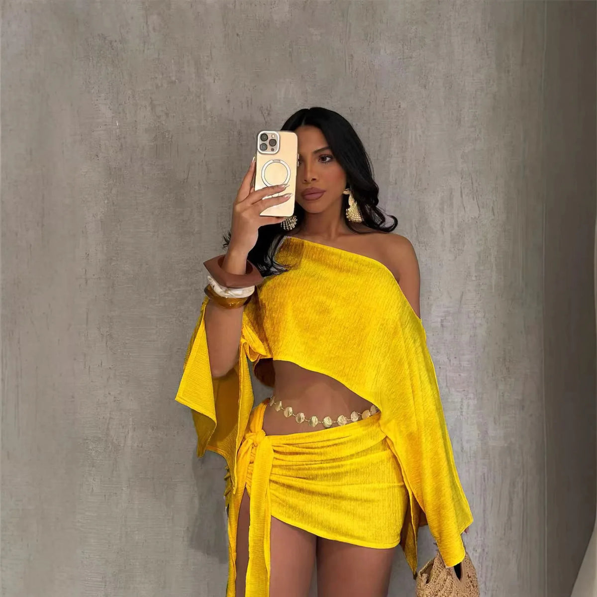 Siara Sexy Beach Elegant Work Casual Two Piece Sets