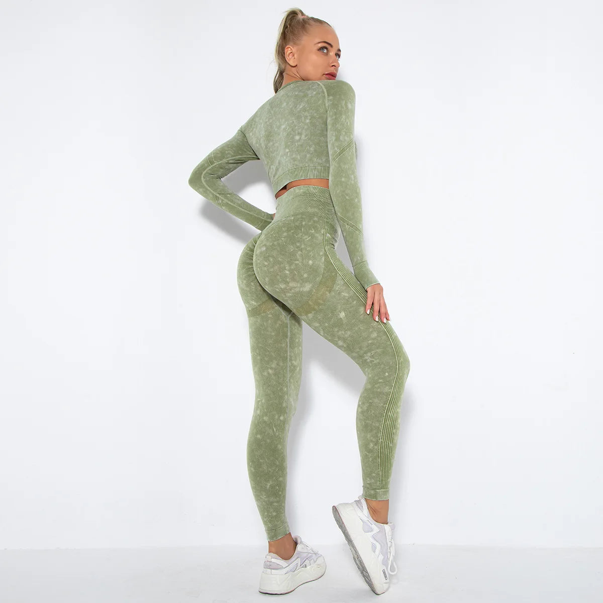 Cristal Workout Clothes Athletic Wear Two Piece Sets