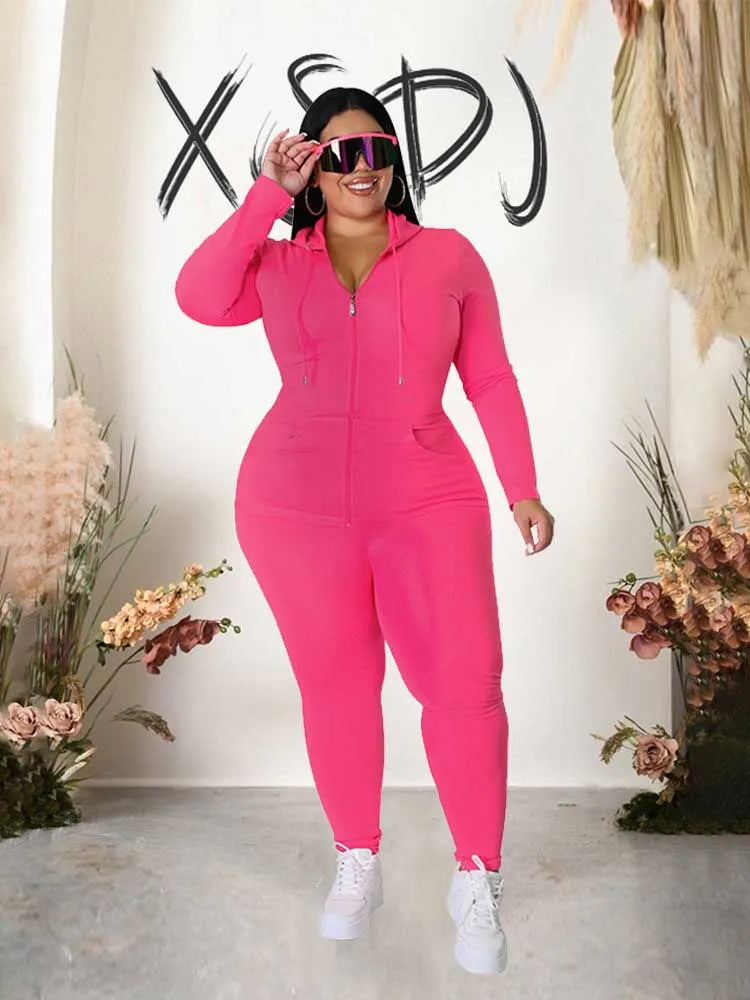 Arianna Plus Size Outfit Stretchy Two Piece Sets