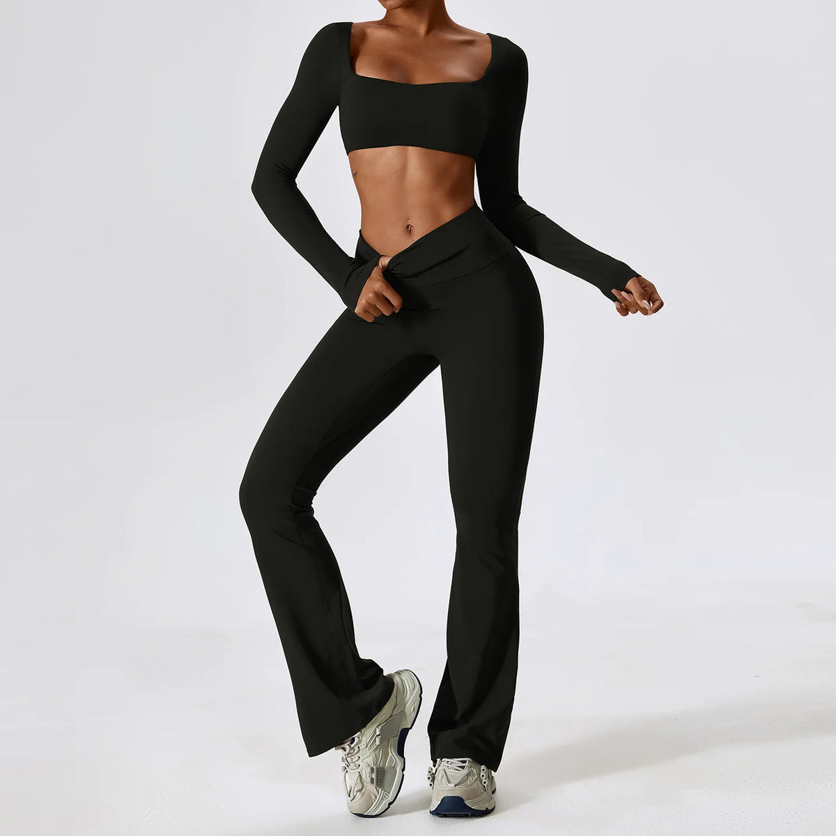 Jailyn Seamless Sportswear Workout Two Piece Sets