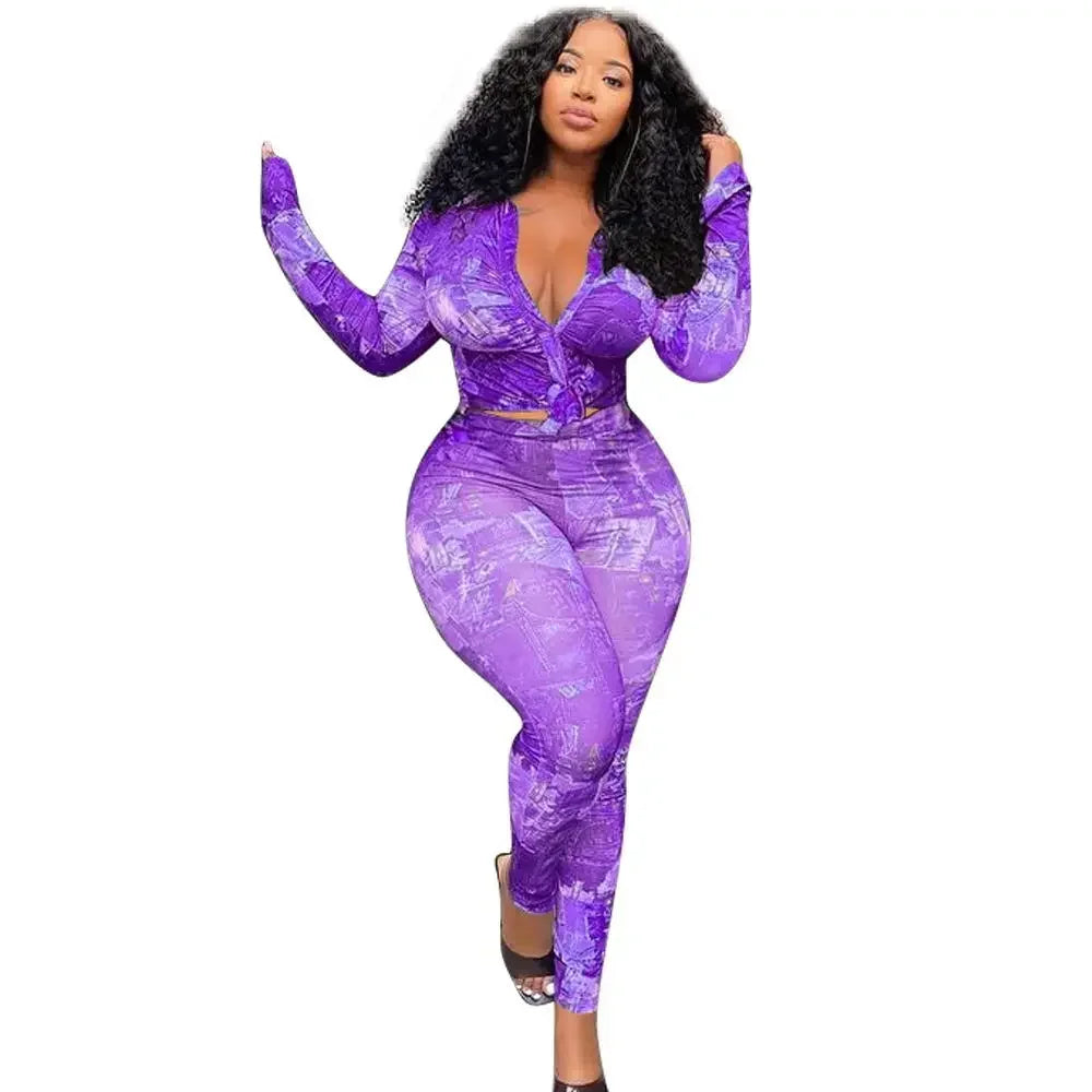 Yahaira Women Print Full Sleeve Two 2 Piece Sets