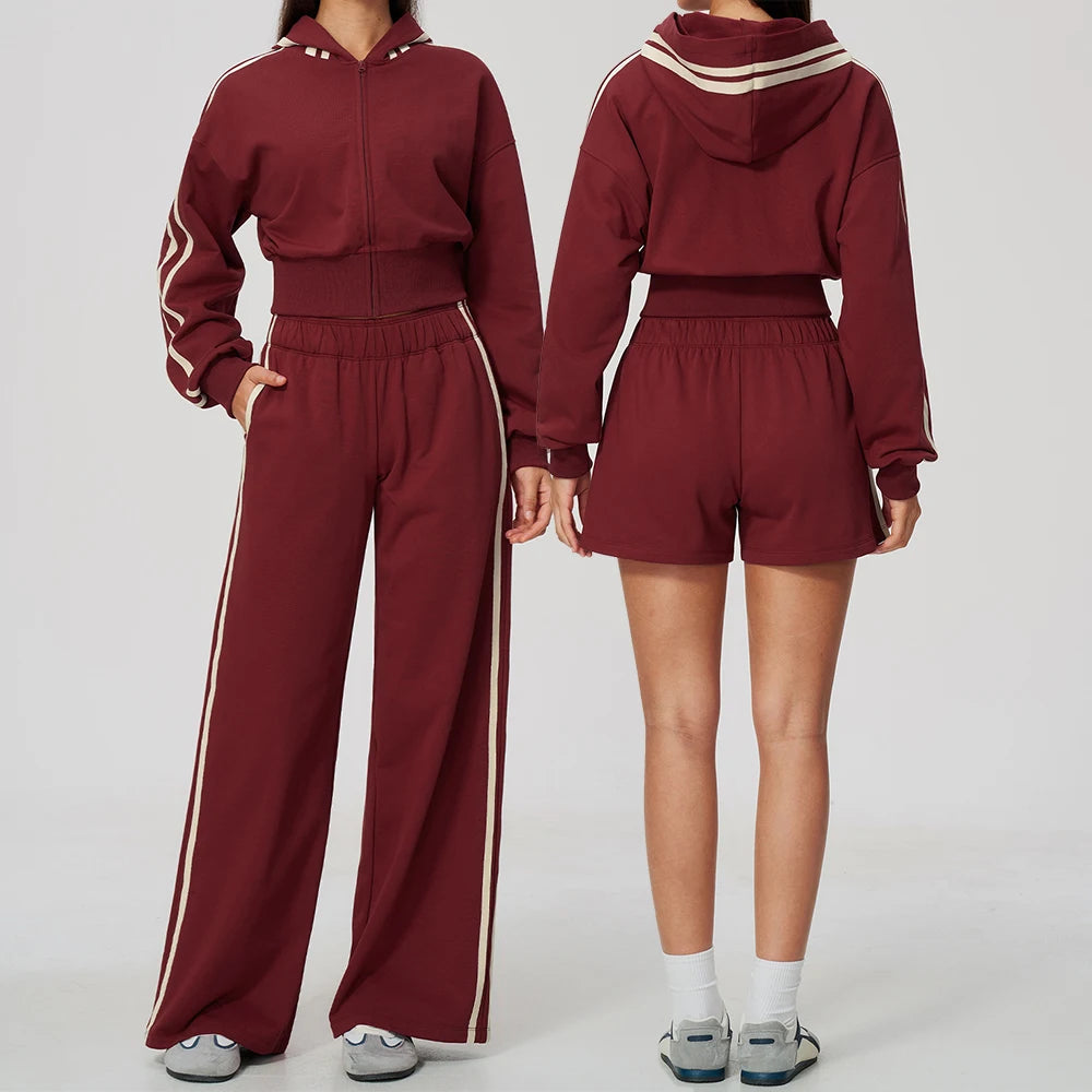 Gabriela Outfit Long Sleeved Sportswear Two Piece Sets