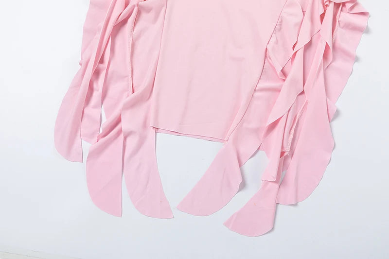 New City Fashion Trend One Shoulder Bra Wrap Hip Slim Fit Irregular Dress