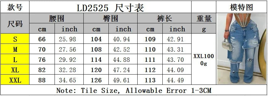 Stafford Streetwear Wide Leg Jeans Cargo High Waist Elegant High Street Denim