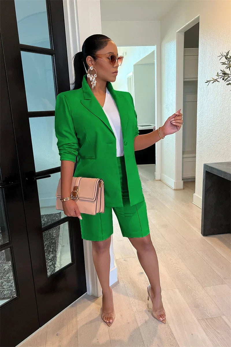 Sasame Solid Casual for Women Two Piece Sets