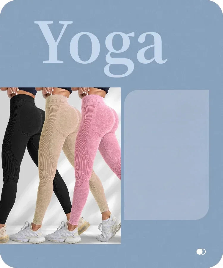 Lebanon Seamless Gym High Waist Hip Lifting Outdoor Sports Tight Waist Letter Sand Leggings