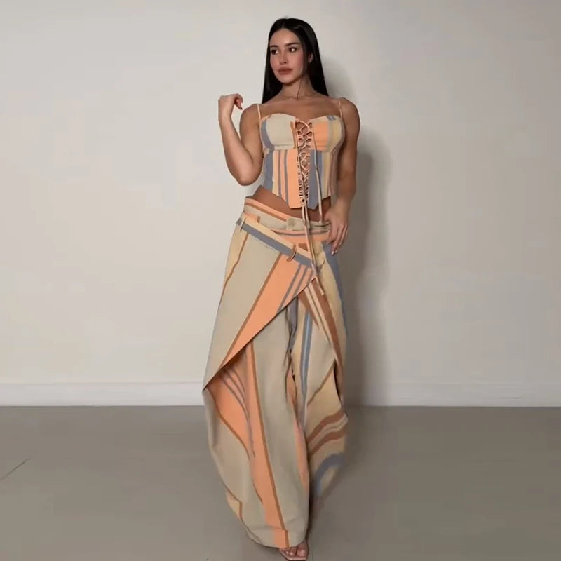 Jandherys Streetwear Fashion Chic  Two Piece Sets