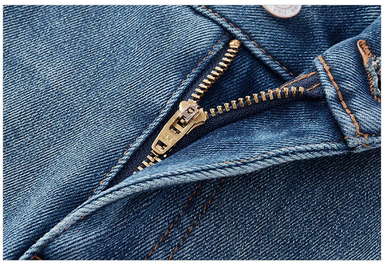 Las Vegas Slim Fit Flared Leg Solid Color Open Hem Denim