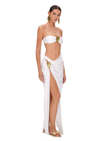 Cutchoque Off Shoulder Bikini Trend Swimwear Lady Holiday Bath Set