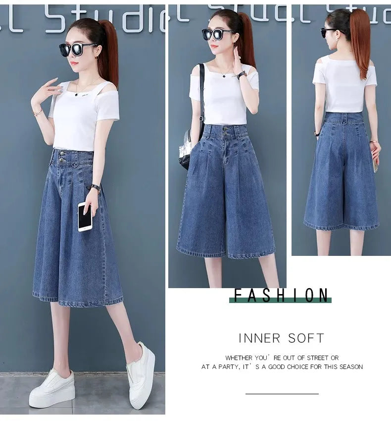 Women's Summer Thin Seven-Five Casual Pants Loose Fit Six-Length Fashionable plus Size