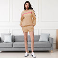 Jatnna Relaxed Fit Loungewear Tracksuit Two Piece Sets