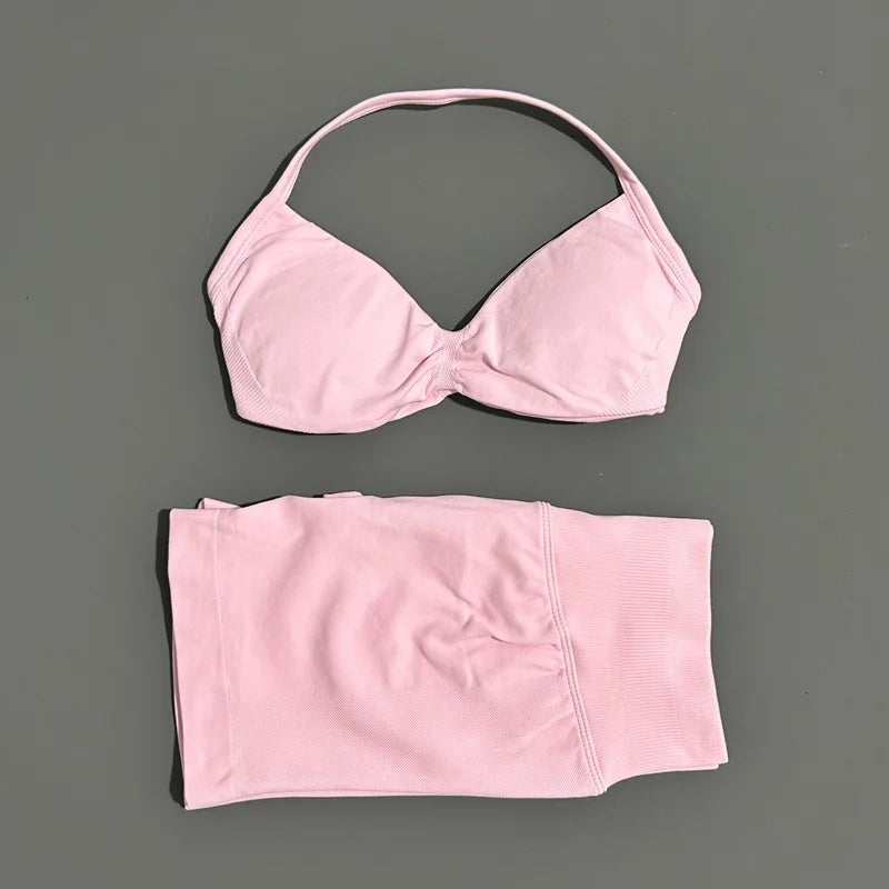 Dylan Sports Strappy Seamless Two Piece Sets