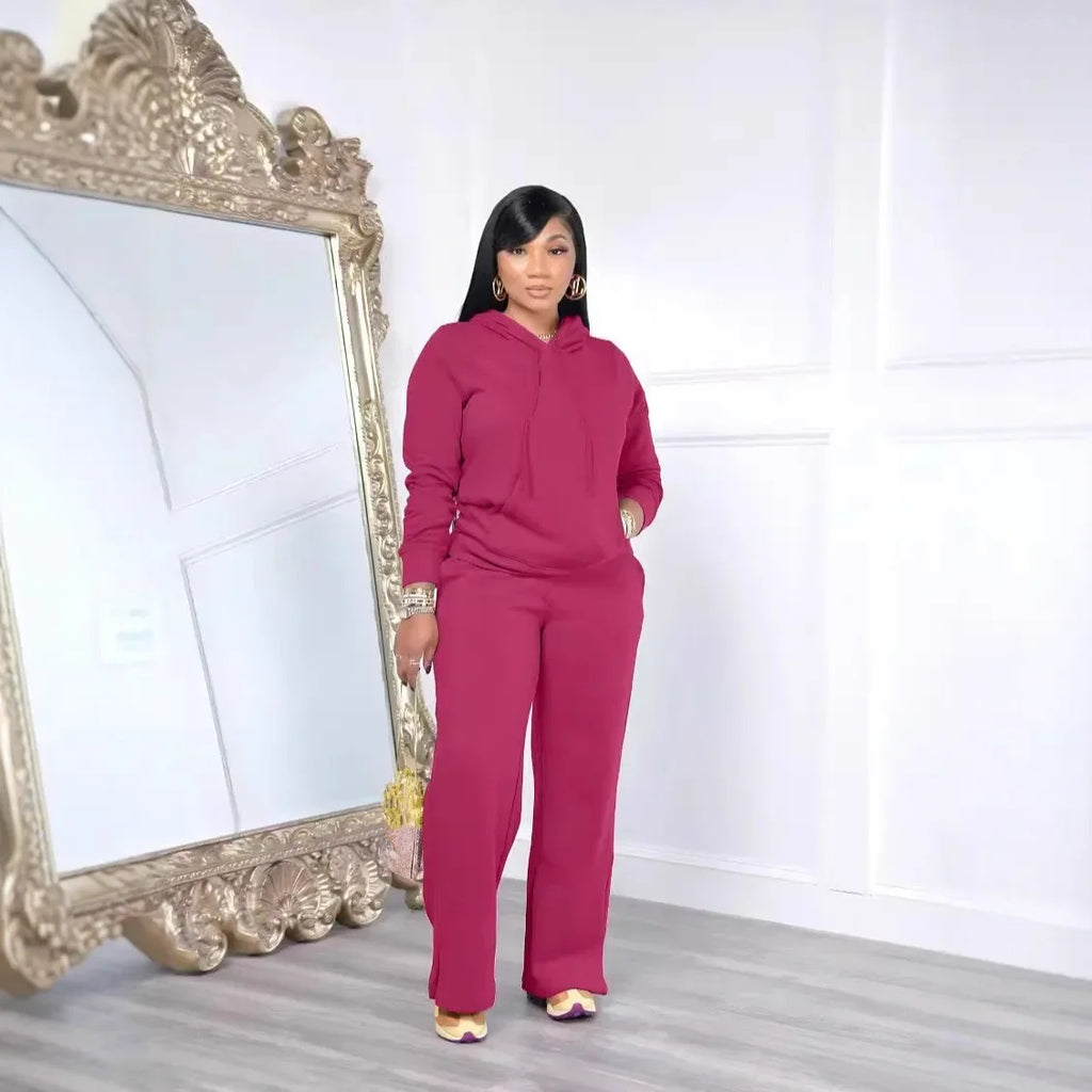 Sandra Casual Long-sleeved Suit Two Piece Set