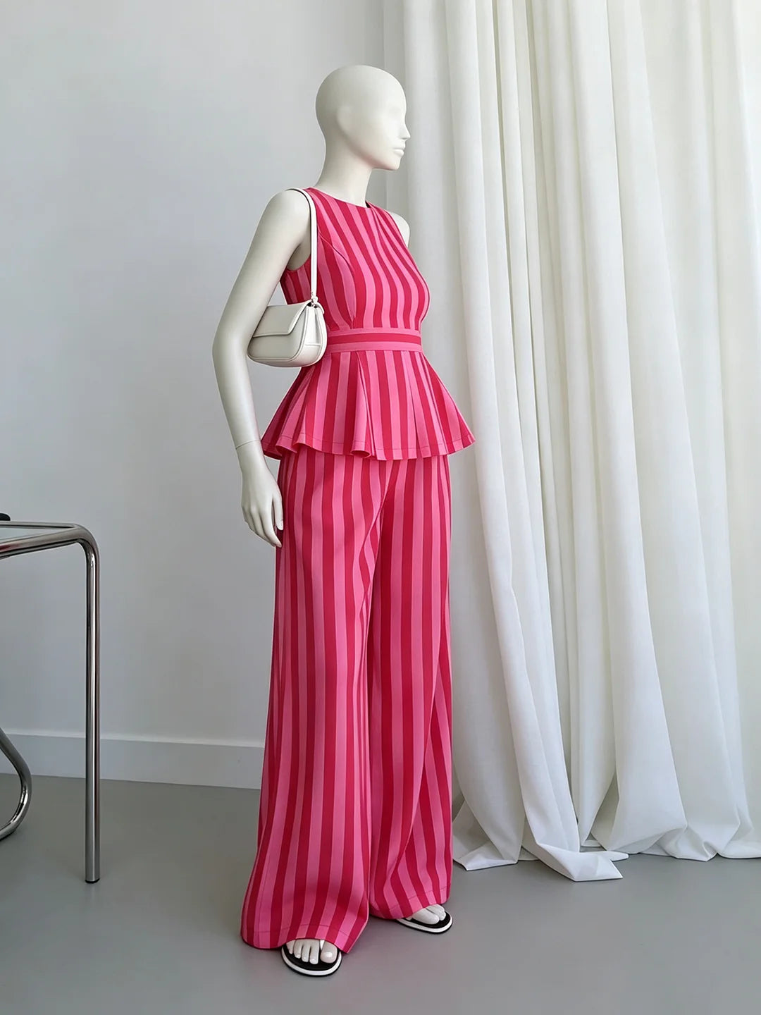 Angela Wide Leg Elegant Summer Casual Two Piece Sets