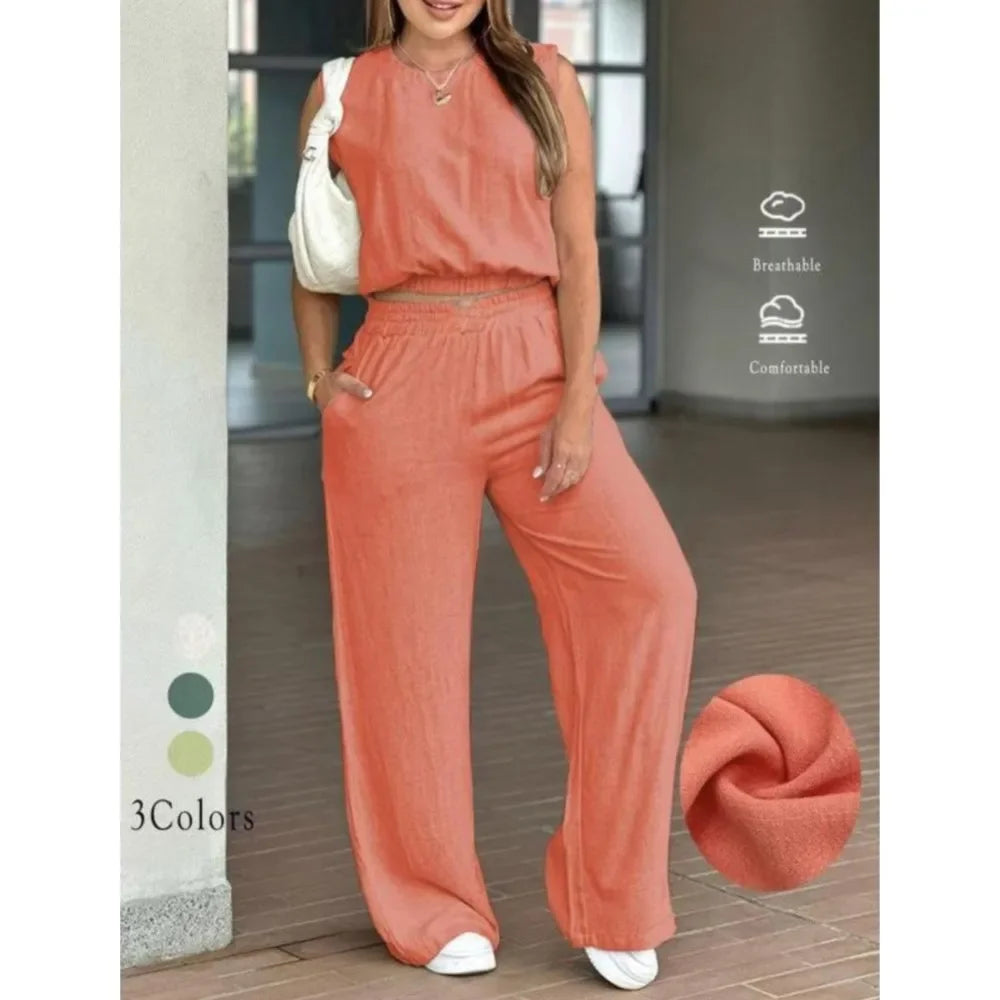 Samantha Fashion Ultra Cute Trousers 2 Piece Set