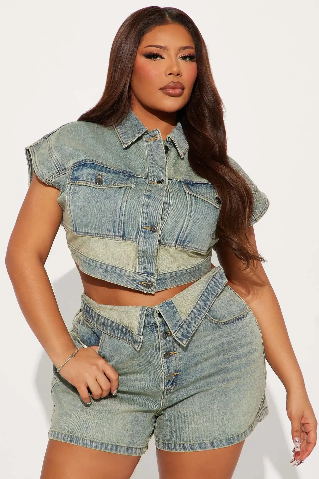 Toronto Sleeveless Cotton High Quality Two Piece Sets Outfits Tracksuit