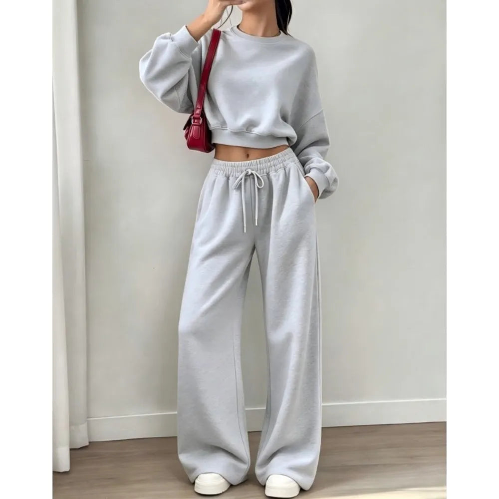 Elvira Fashion Super Short Long Sleeve Two Piece Sets