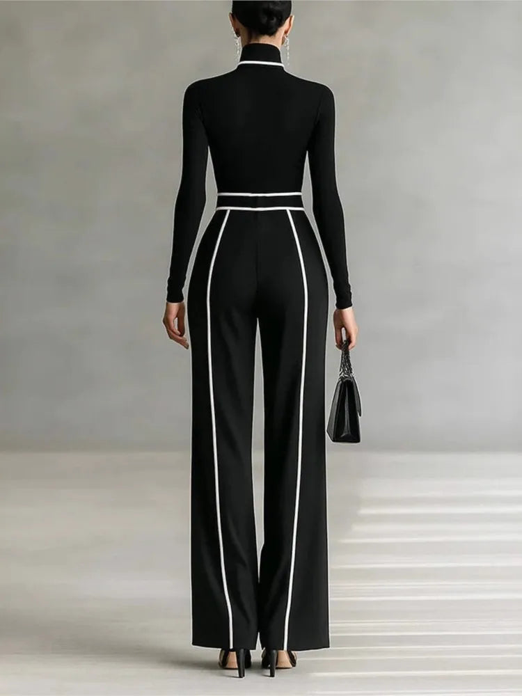 Lia Spring Woman's Color Matching Two-piece Sets