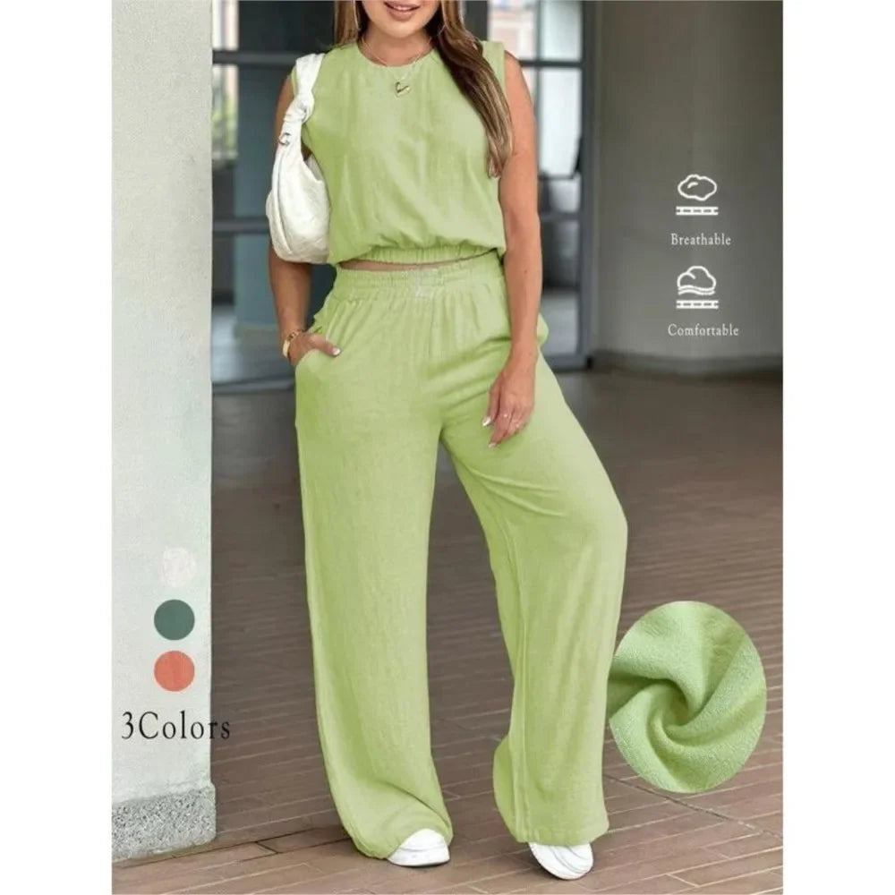 Samantha Fashion Ultra Cute Trousers 2 Piece Set