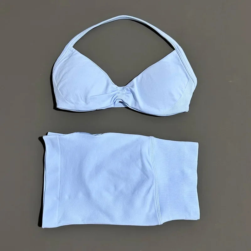 Dylan Sports Strappy Seamless Two Piece Sets