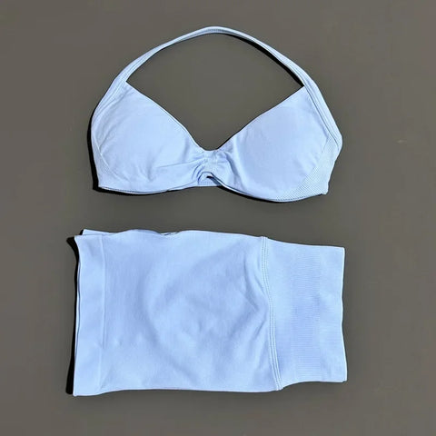 Dylan Sports Strappy Seamless Two Piece Sets