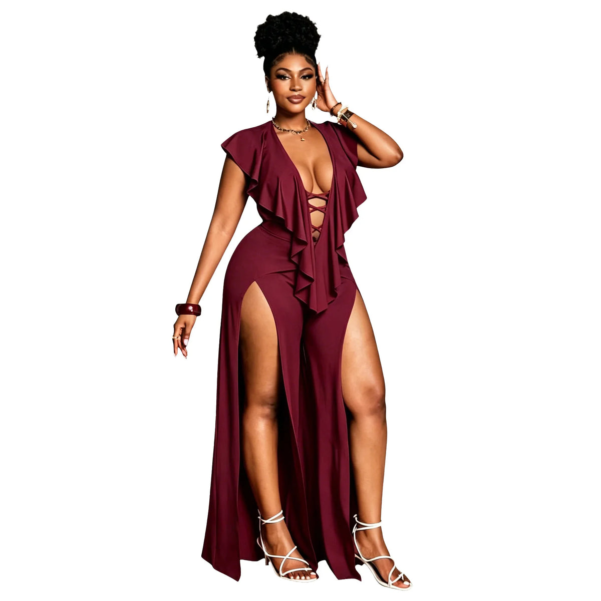 Plus Size Women Clothes Jumpsuit Summer Clothes Black Leisure Bodysuit Jumpsuit