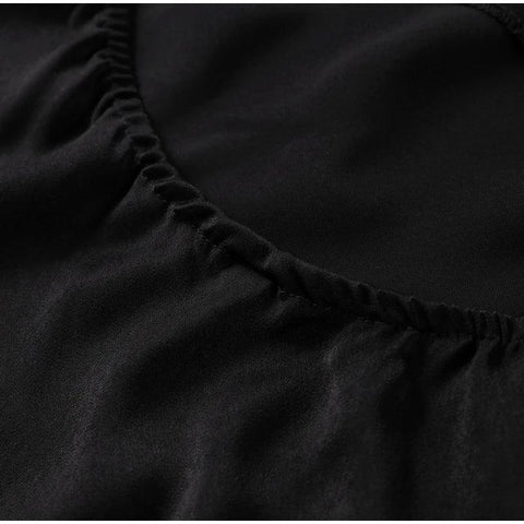 Meadville Elegant Ribbon Halter Solid Off Shoulder Sleeveless Backless Slim Maxi Dress