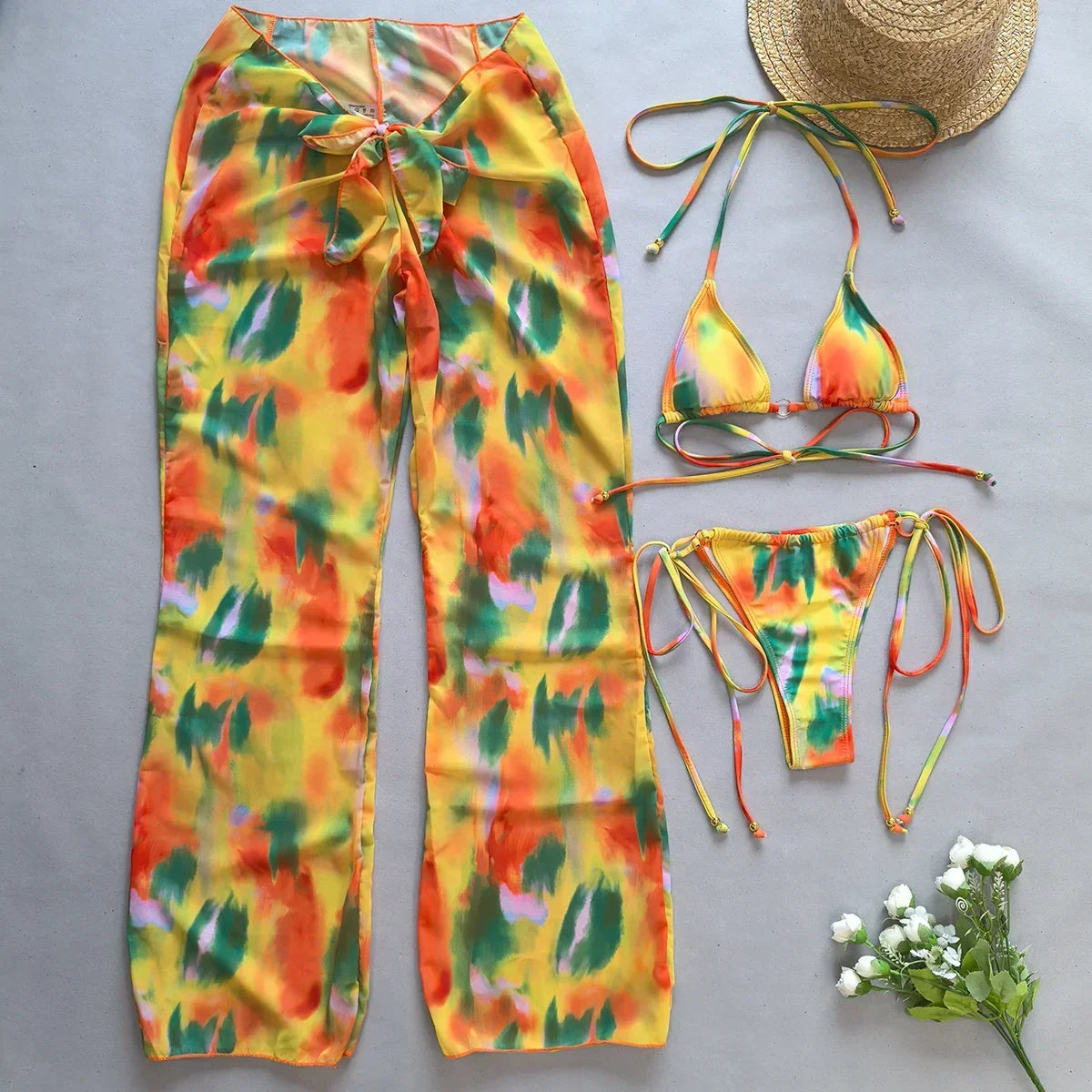 Taunton Push Up Beachwear Swimming Bathing Set