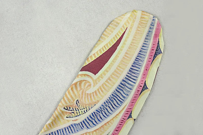 China Town Fashion Art Colorful Print o-Neck Full Sleeve Skinny Peach Jumpsuit