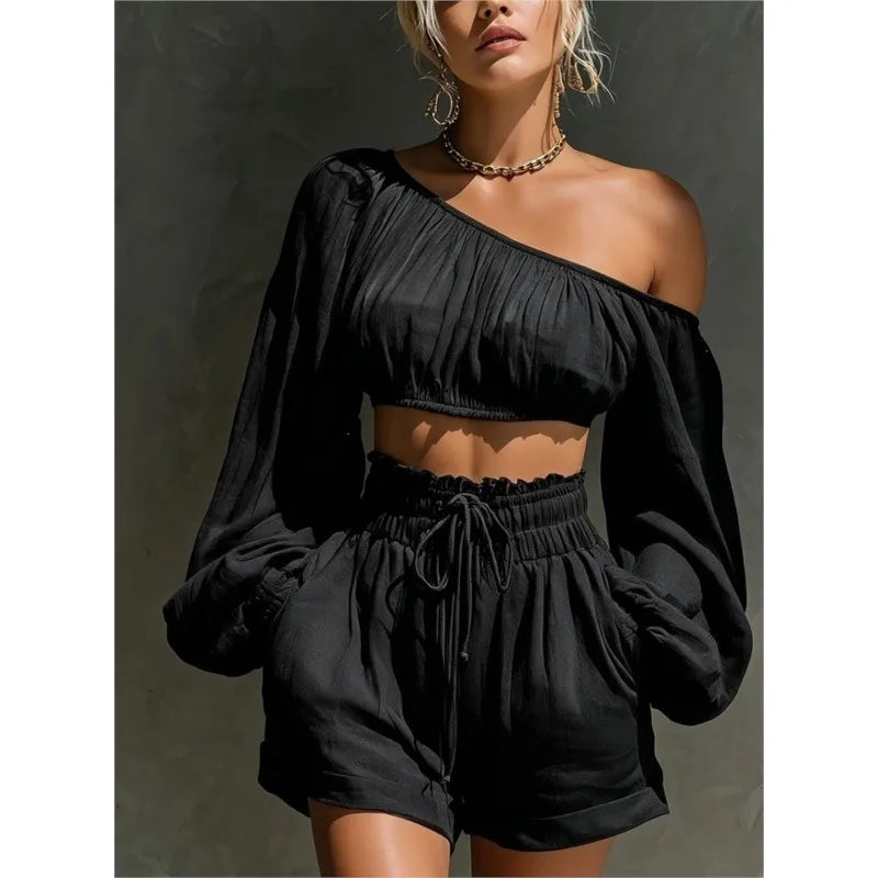 Franchesca Summer Casual Women Two Piece Sets